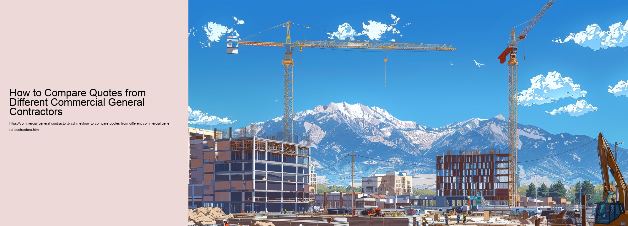 How to Compare Quotes from Different Commercial General Contractors